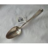 A Scottish crested dessert spoon - Edinburgh 1795 by PR