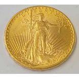 A USA twenty dollar gold coin - 1911