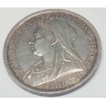 Victoria crown 1893, better grade