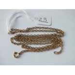 A fancy link neck chain in 9ct - 7.4gms