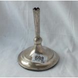 A Chester silver vase holder on spreading base - 4" high - 1903