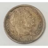 A George III shilling 1816 - good grade