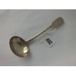 A Georgian fiddle pattern sauce ladle - London 1816 by IP GH