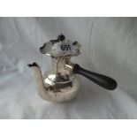 A coffee pot with right-angled handle - 5" high - Sheffield 1916 - 255gms