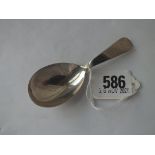 A Georgian Scottish caddy spoon, plain OE pattern - Edinburgh 1810 by LB?