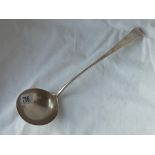 A George III soup ladle OE pattern - 1795 by P&A BATEMAN