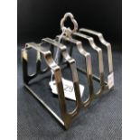 SIL ART DECO TOAST RACK - B'HAM 1937