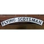 REPRO CAST IRON FLYING SCOTTSMAN SIGN