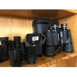 PAIR OF BOOTS ADMIRAL 3, 12 X 50 BINOCULARS WITH CASE, PAIR OF TOHYOH 8 X 30 BINOCULARS IN CASE &