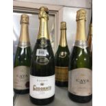 4 BOTTLES OF DRY CARVA SPARKLING WINE