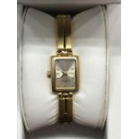 BOXED ANNE KLEIN LADIES GOLD COLOUR BRACELET WATCH