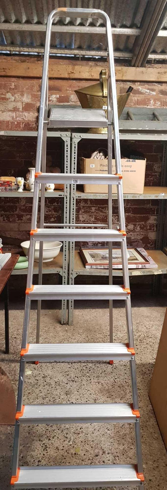 6 STEP ALUMINIUM DOMESTIC STEP LADDER