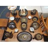 DENBY ARABESQUE STONEWARE DINNER SERVICE & TEA SERVICE