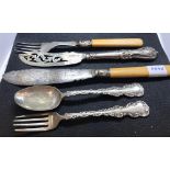 SMALL BOX OF SIL PLATED CUTLERY