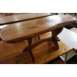 GOOD QUALITY SHORT RUSTIC BENCH (3FT LONG)