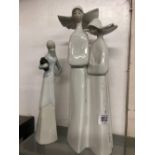 LLADRO NUN FIGURINE & 1 OTHER