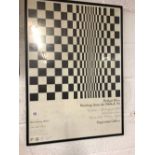 FRAMED POSTER FROM THE SERPENTINE GALLERY (BRIDGET BRIERLY 1999)