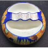 ART DECO CARLTONWARE ASHTRAY, BOSS & ENAMEL LIDDED BOX ETC