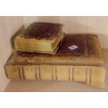 2 VICTORIAN ALBUMS OF PORTRAIT PHOTO'S - A/F