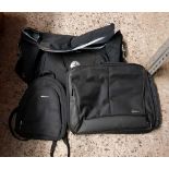 BLACK GLOBE TROTTER TRAVEL BAG