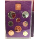 BOXED SET OF 1970 PRE DECIMAL GREAT BRITAIN COINAGE