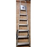 HOME BASE 7 STEP ALUMINIUM STEP LADDER