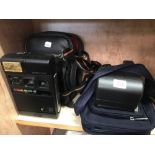 POLAROID 636 CLOSE UP CAMERA, KODAK EK160 EF INSTANT CAMERA BOTH WITH CASES