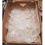 5 CARTONS OF MIXED GLS & DECANTERS