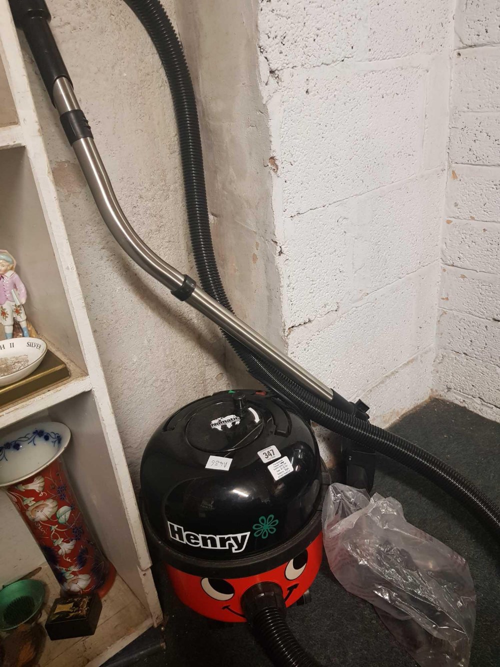 HENRY NUMATIC INTERNATIONAL VACUUM CLEANER WITH ATTACHMENTS