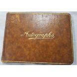 SMALL 1940 's LOCAL AUTOGRAPH ALBUM