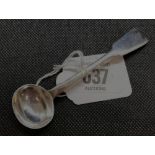 EARLY VICTORIAN SHEFFIELD SIL SALT SPOON