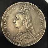 VICTORIA CROWN 1892 UNCIRCULATED