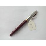 A Sheaffer pen with a 14ct nib