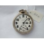 A good Hamilton gents pocket watch with seconds dial, working order