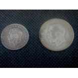 Sixpence 1911 and shilling 1922