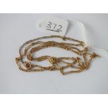 A fancy neck chain in 15ct gold - 4.7gms