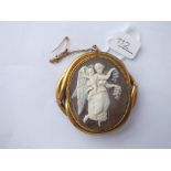 A mourning brooch/ cameo