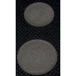 1888 sixpence and 1902 3d, high grade with lustre