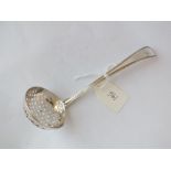 A George III sifter spoon OE thread pattern - London 1805 by ELEY & FEARN