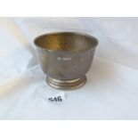 A plain sugar bowl of George II design - Sheffield 1939 - 102gms