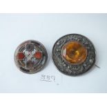 Two Scottish brooches