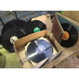 CARTON OF VINTAGE 78 RECORDS