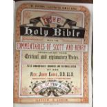 LEATHER BOUND HOLY BIBLE