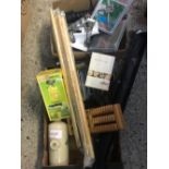 2 CARTONS OF MIXED TOOLS INCL; DIAMOND SHARPENING SETS, MODELERS MAGNIFYING ASSEMBLY CLAMPS, STONE