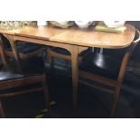 RETRO NATHAN TABLE & 4 CHAIRS