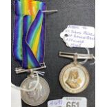 MEDAL TO ST JOHN'S ASSOCIATION OF BASKETBALL OFFICIALS 1945 & WW I WAR MEDAL ISSUED TO 60499 RD