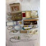 BAG OF WAT, COSTUME JWL, JWL BOXES & NECKLACES