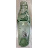 ANTIQUE CODD BOTTLE FROM J. KERSWELL, SAINT THOMAS, EXETER. AEREATED WATER WORKS