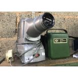 VINTAGE GNOME ALPHAX MAJOR SLIDE PROJECTOR & A COWLEY AUTOMATIC LEVEL IN CASE