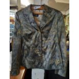 BETTY BARCLAY SIZE 10 ORIENTAL PATTERNED SILK JACKET